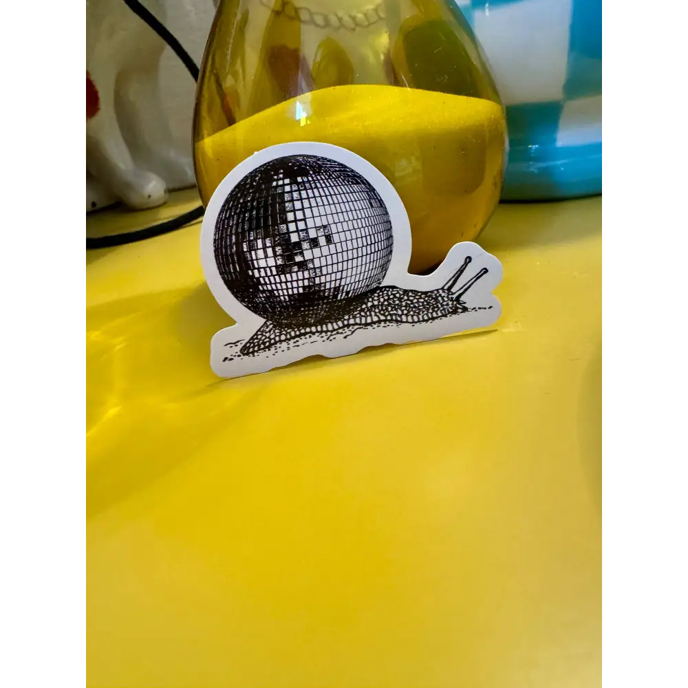 Disco Ball Snail sticker - PABOOM