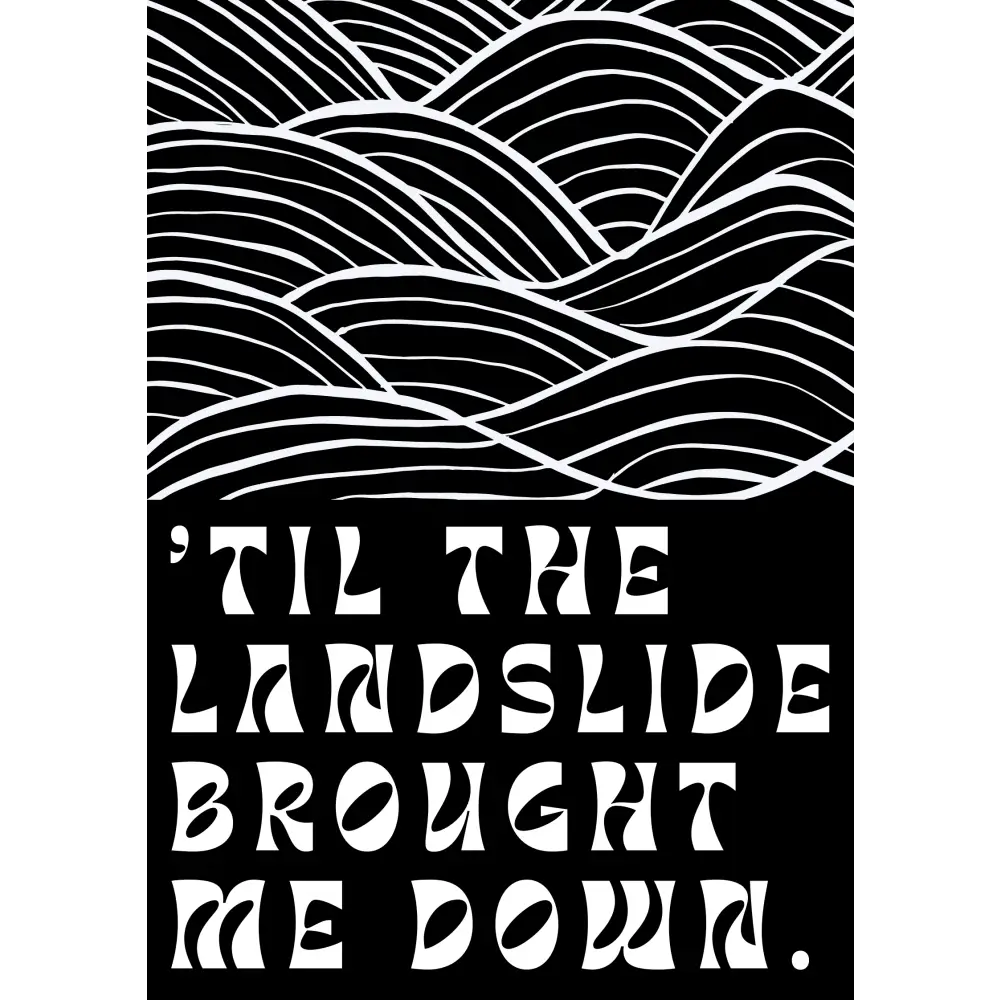 Landslide Fleetwood Mac Inspired Print - PABOOM