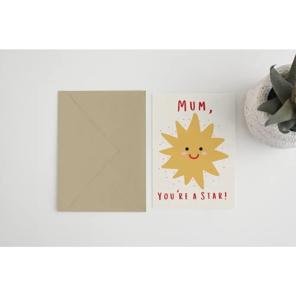 Mum You’re a Star Card - PABOOM