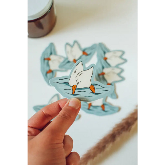Brush + Bird Paper Co. - Cute Duck Butt Waterproof Vinyl Sticker | Lover Gift