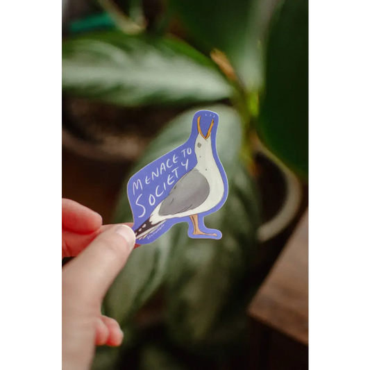 Brush + Bird Paper Co. - Funny Seagull Sticker | Lover Waterproof Vinyl