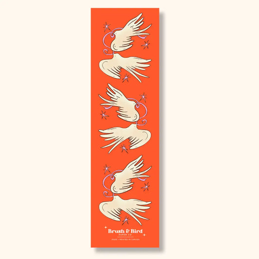 Brush + Bird Paper Co. - Love Birds Bookmark | Illustrated Valentines Day Design