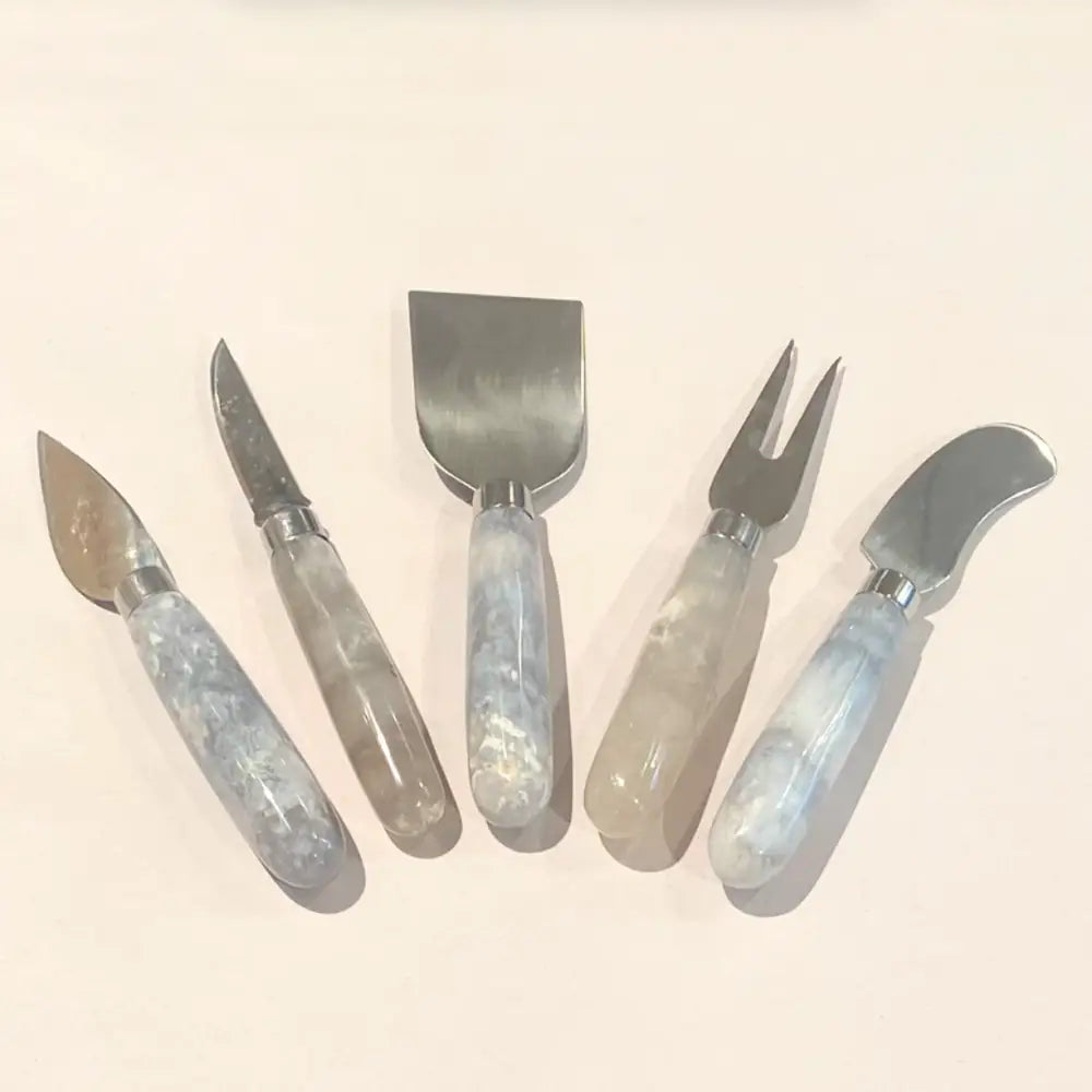 Petrified Wood Cheese Knife Onyx - PABOOM