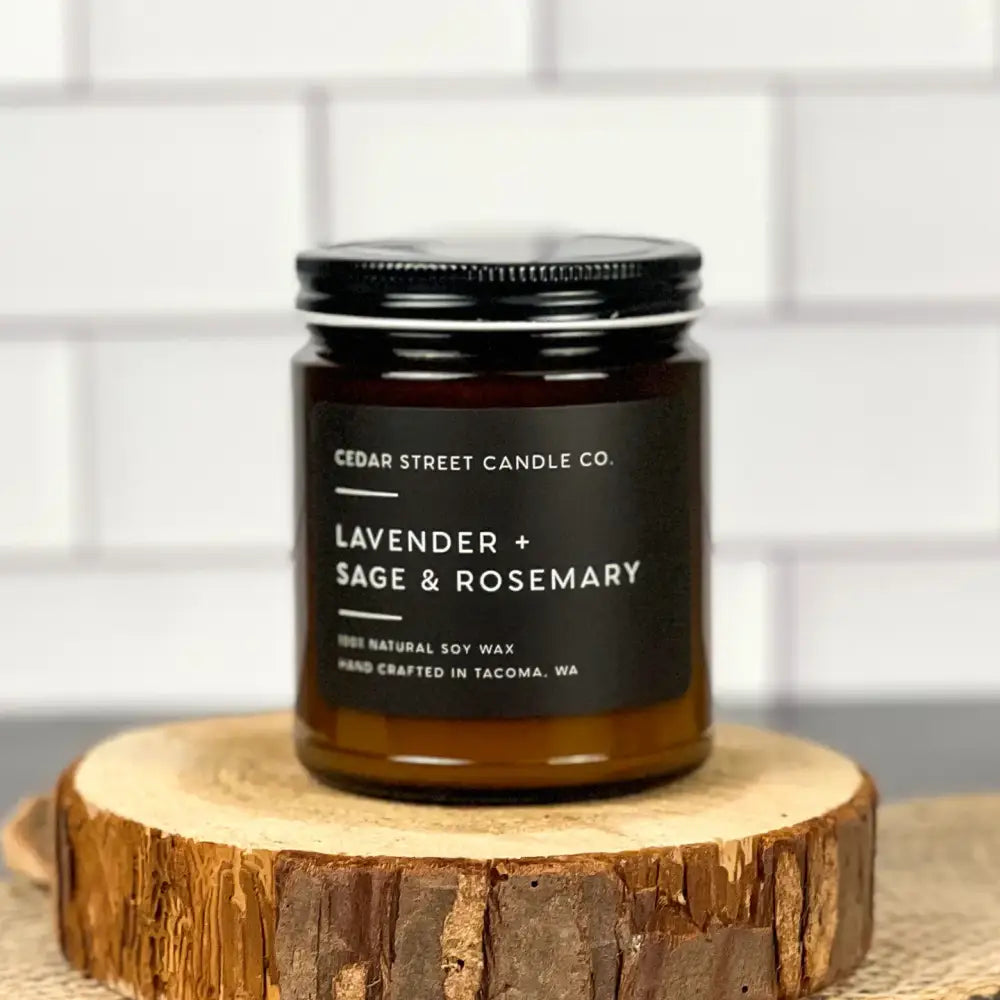 Lavender, Rosemary + Sage Soy Candle - PABOOM
