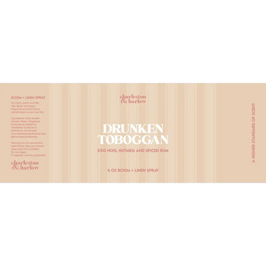 Charleston & Harlow Candle Co. - Drunken Toboggan Room and Linen Spray
