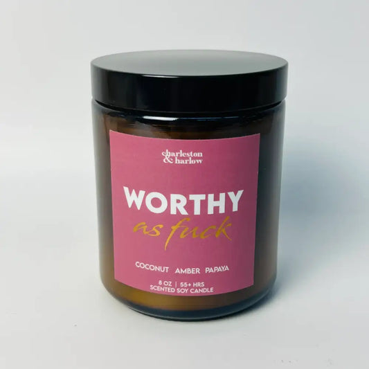 Worthy AF Candle - PABOOM