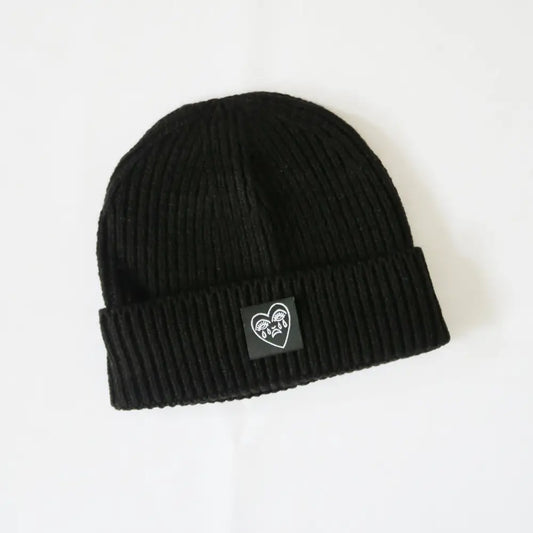 Crying Heart Ribbed Beanie - PABOOM