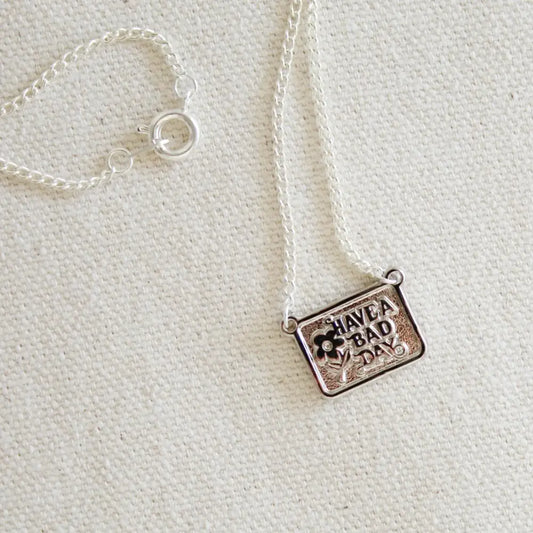 Have A Bad Day Mini Charm Necklace - PABOOM