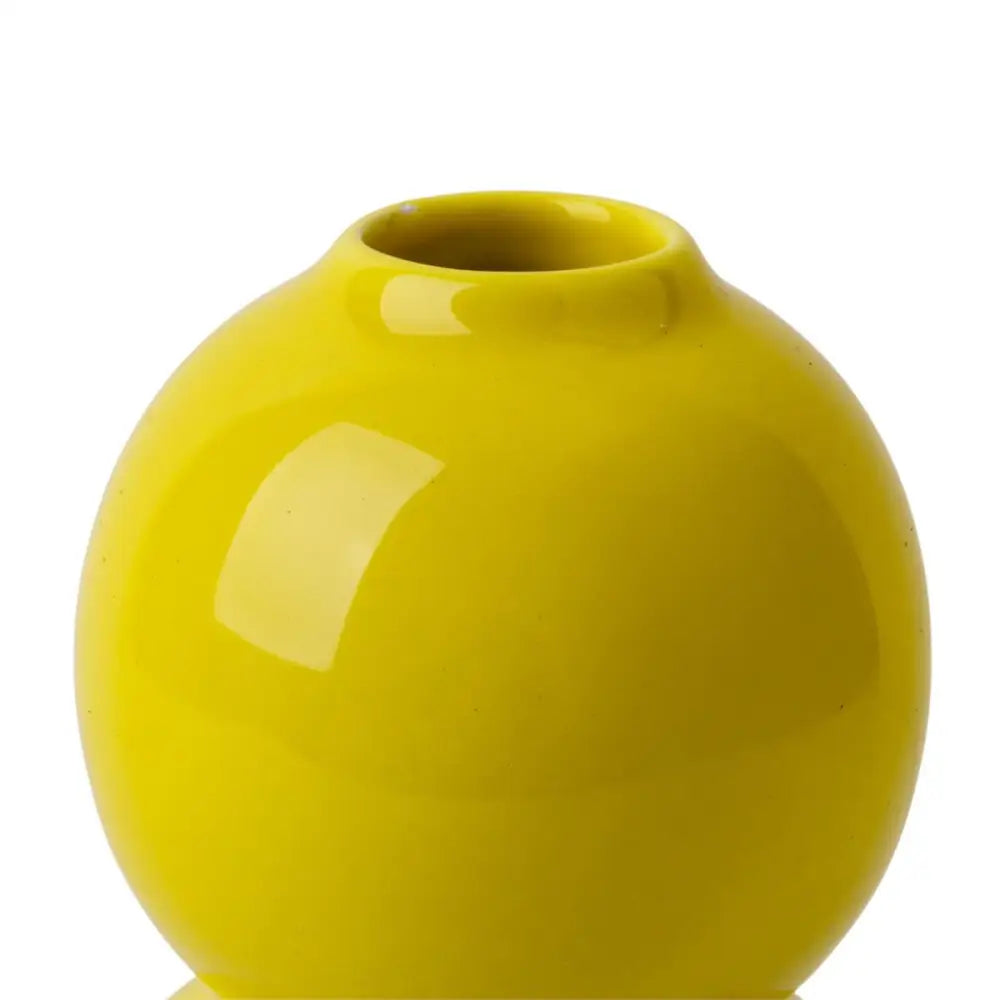 CTG Brands - Double Bubble Vase Yellow