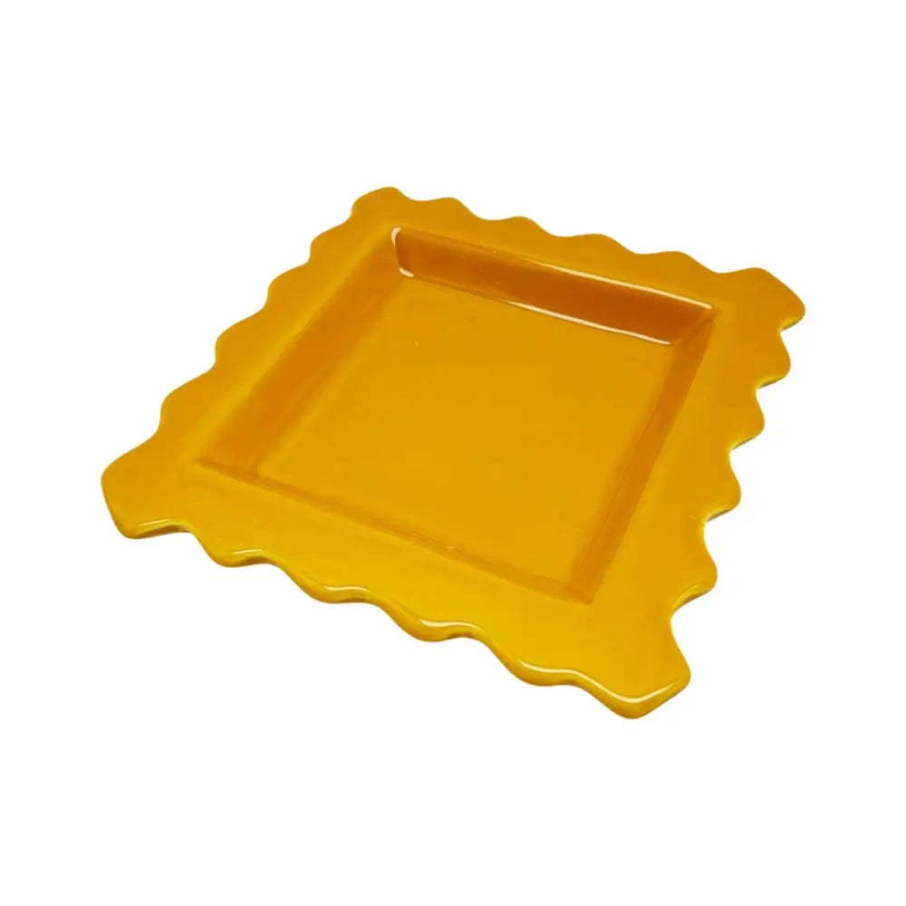 Ravioli Trinket Dish Ceramic 5.25"D - PABOOM