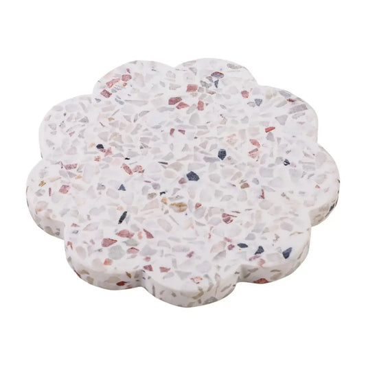CTG Brands - Scalloped Terrazzo Coaster Set