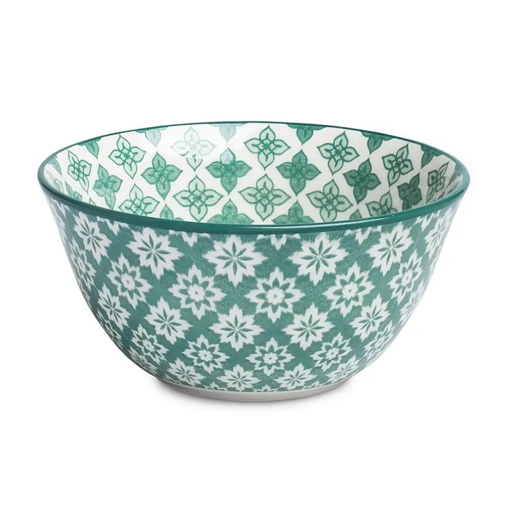 Clover Green Stoneware Bowl - 4.5”