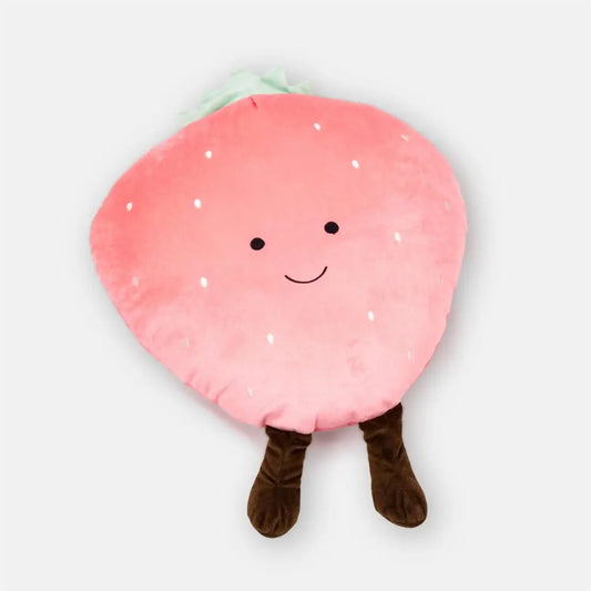CTG Brands - Strawberry Plush Cushion 13.4x13”