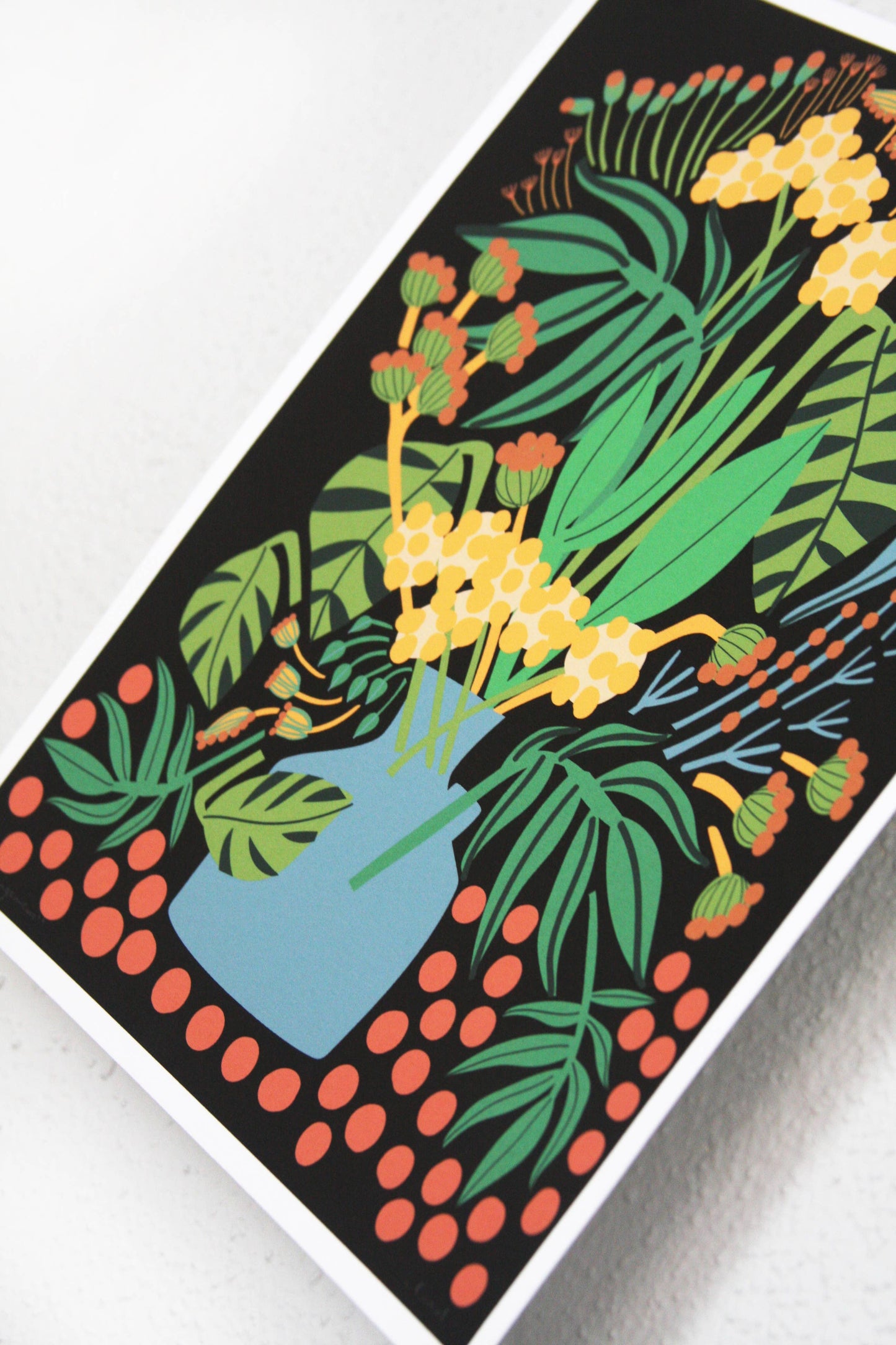Arrangement art print by Leah Duncan, detail view 2 — PABOOM