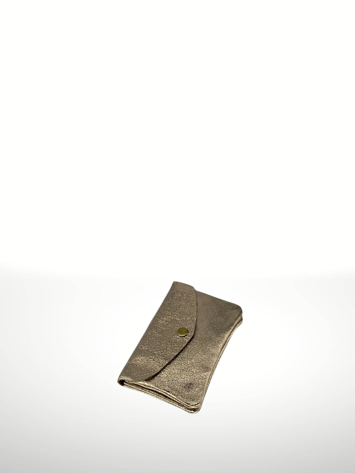 Katia Plus Laminated Suede Leather Wallet - Black