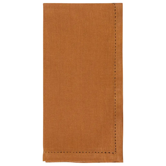 Amber Hemstitch Linen Napkins Set - PABOOM