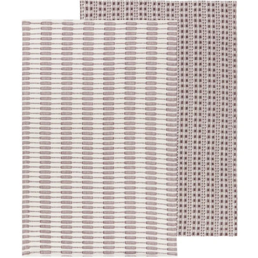 Danica - Ash Plum Abode Dishtowels S/2