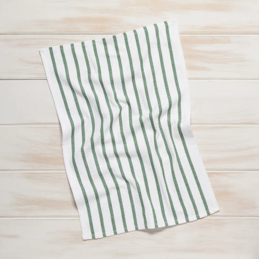 Basketweave Dishtowel Elm Green - PABOOM