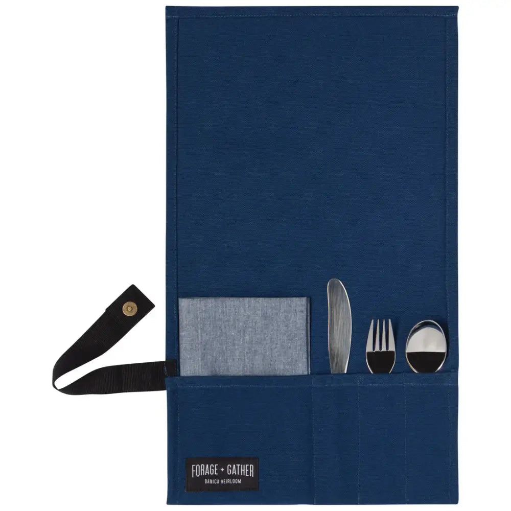Blue Forage and Gather On the Go Cutlery Set of 5 - PABOOM