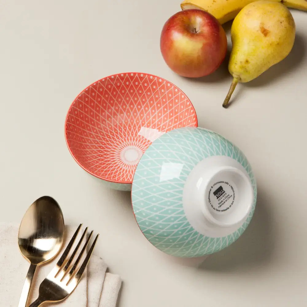 Blue Geo/Pink Bowl - PABOOM