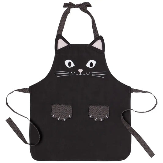 Danica - black cat apron