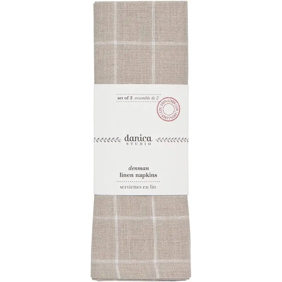 Denman Graph Paper Check Napkins - PABOOM