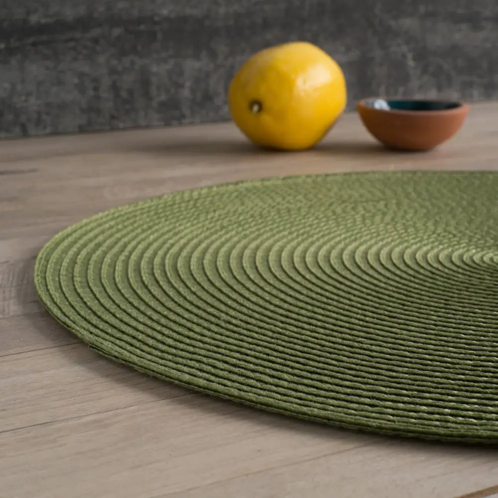Danica - Disko Round Placemat Fir Green