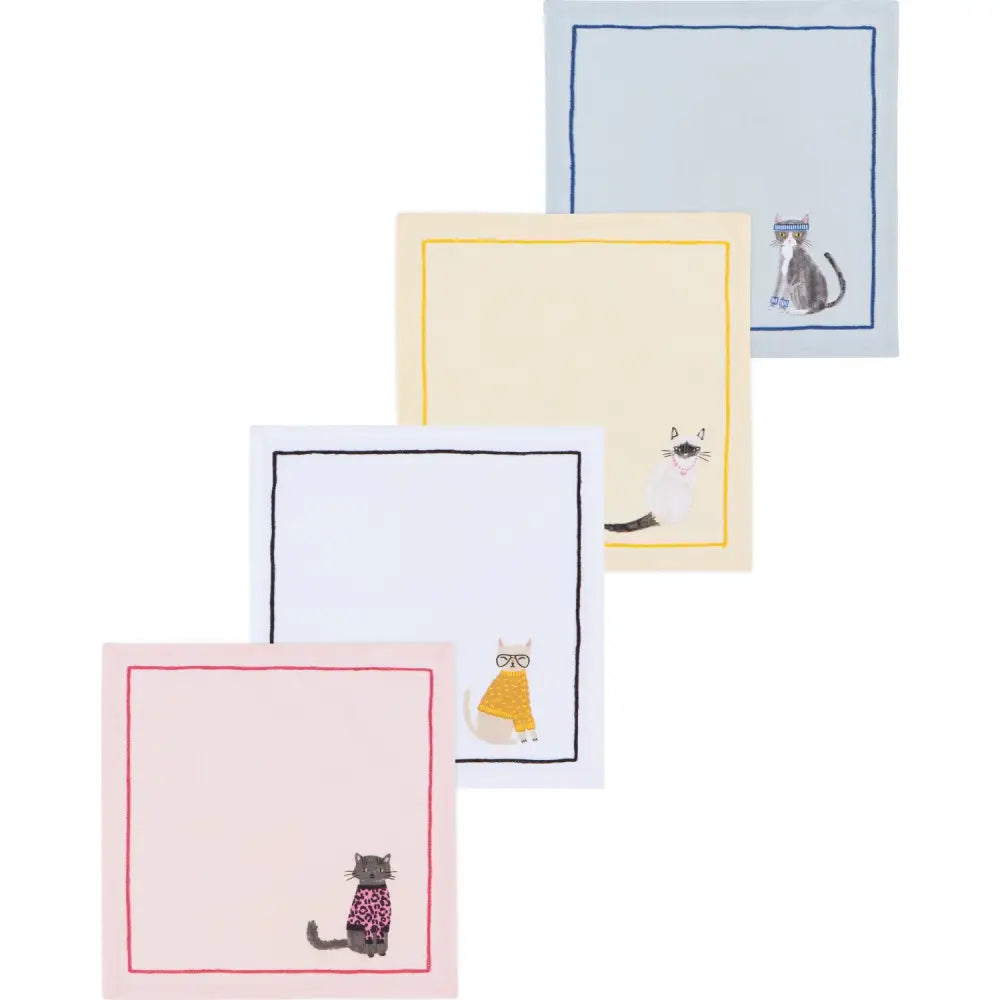 Feline Cocktail Napkins Set - PABOOM