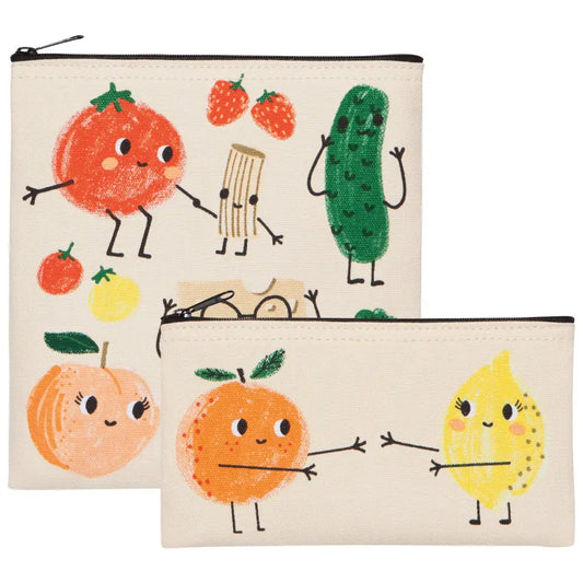 Danica - Funny Food Snack Bags Set of 2