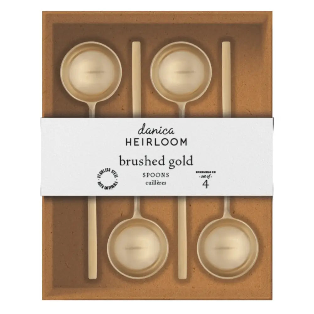 Gold Long Handle Spoon Set - PABOOM