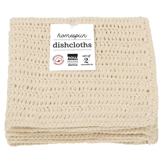 Homespun Natural Dishcloths Set
