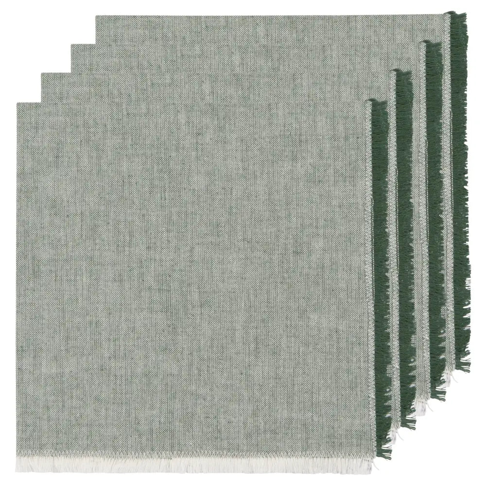Danica - Jade Green Chambray Napkins Set of 4
