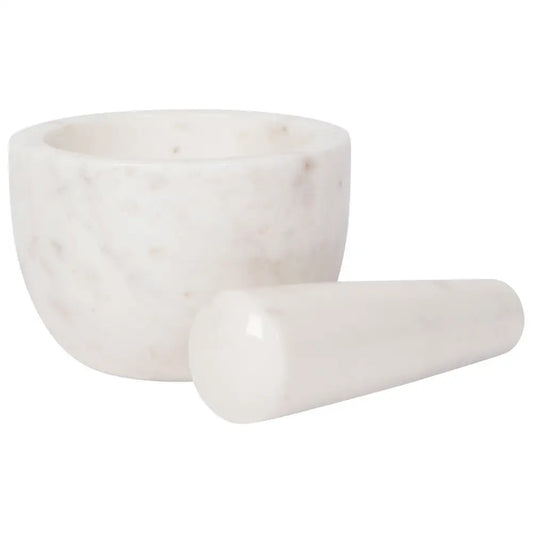Mortar & Pestle White Marble - PABOOM