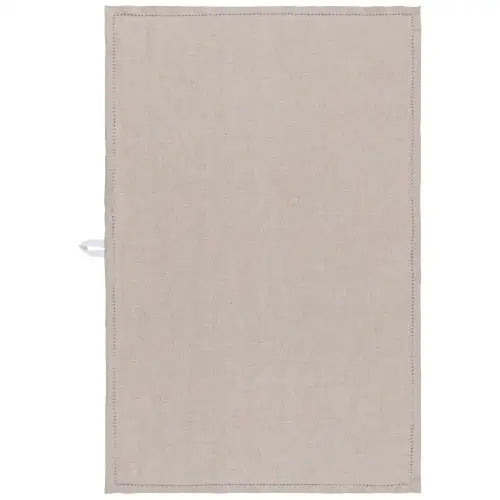 Natural Linen Hemstitch Teatowel - PABOOM