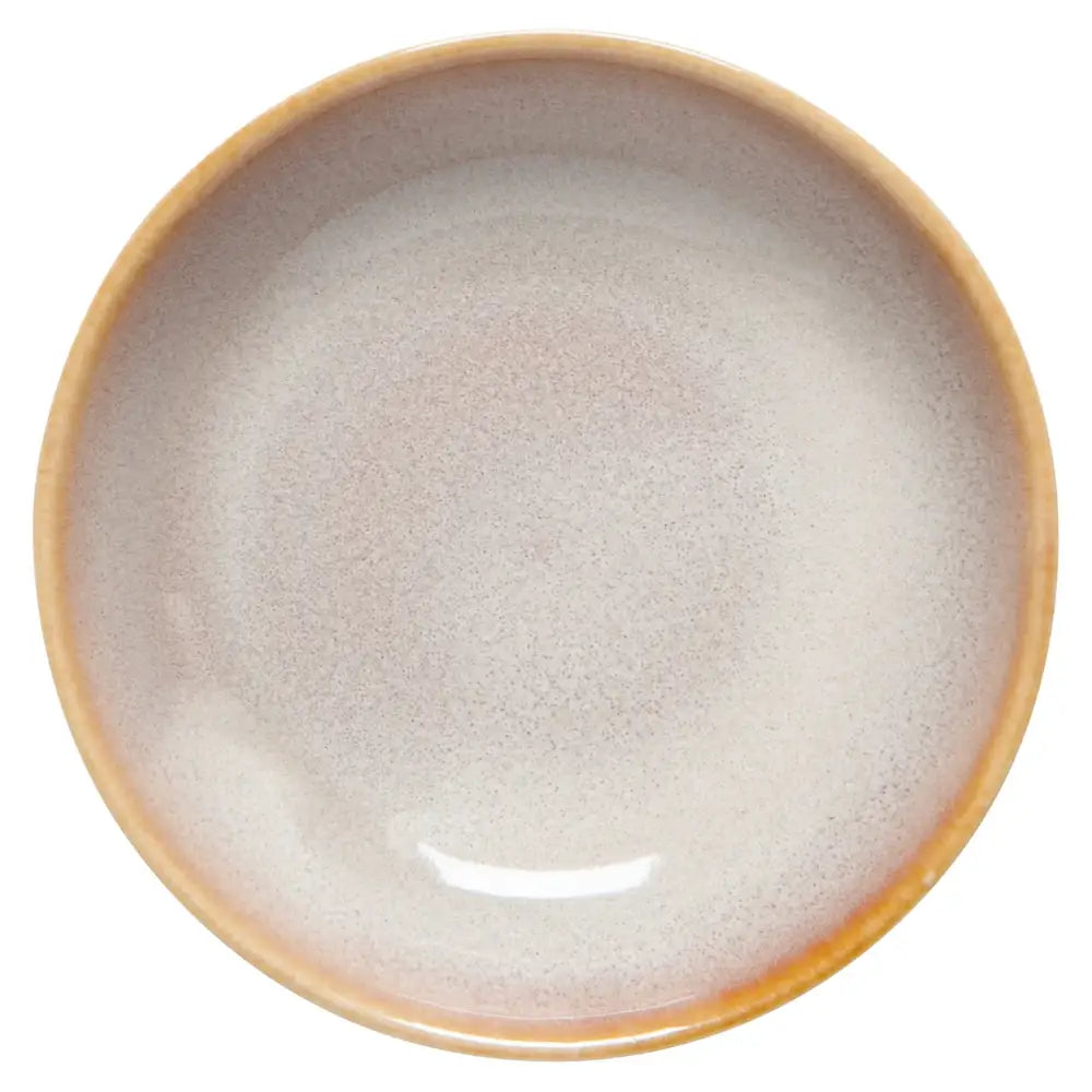 Danica - ceramic bowl tan rim