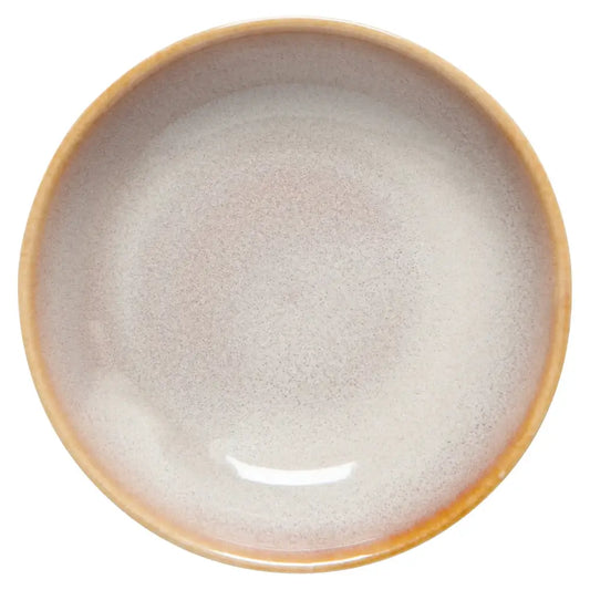 Danica - ceramic bowl tan rim