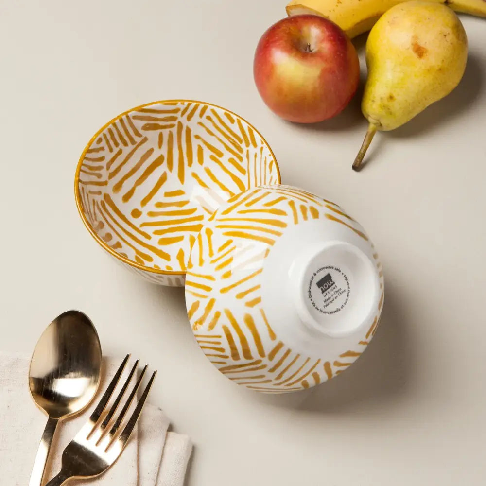 Ochre Lines Bowl - PABOOM