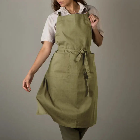 Danica - Olive Branch Stonewash Apron