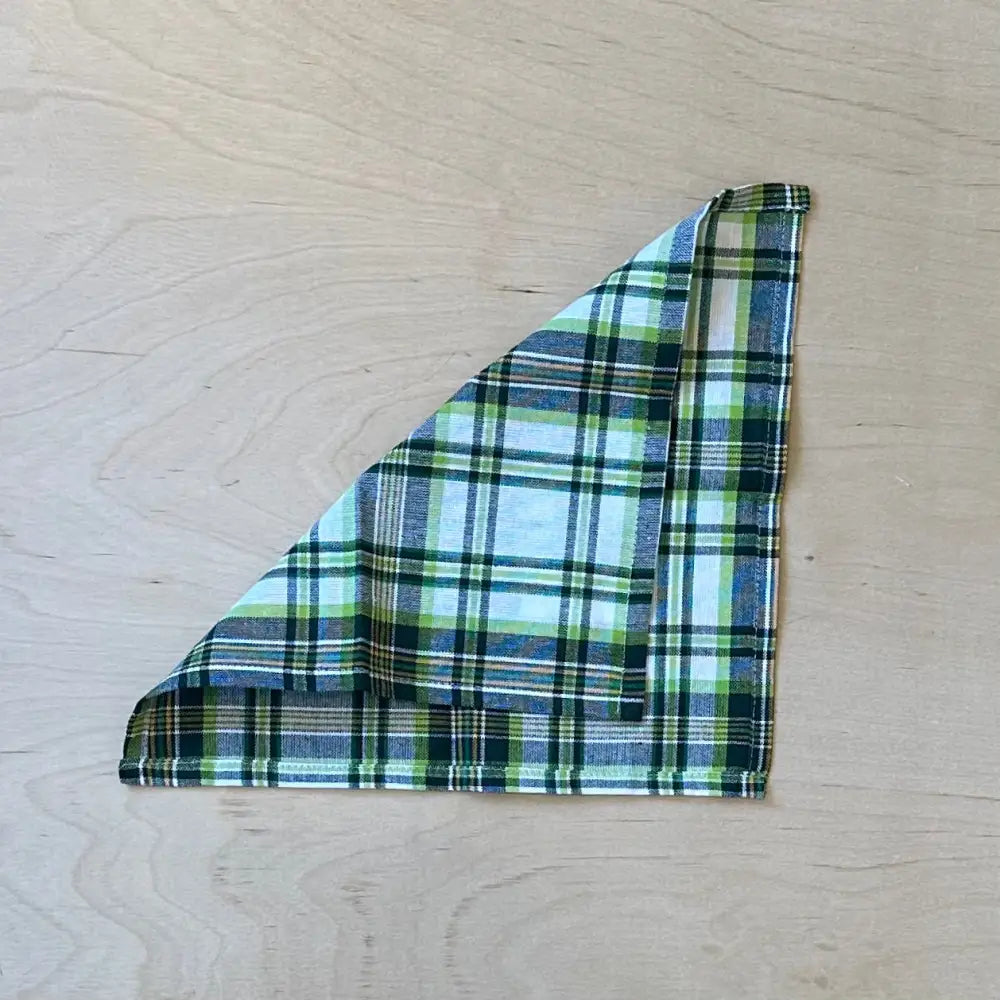Plaid Green Dishcloths - PABOOM