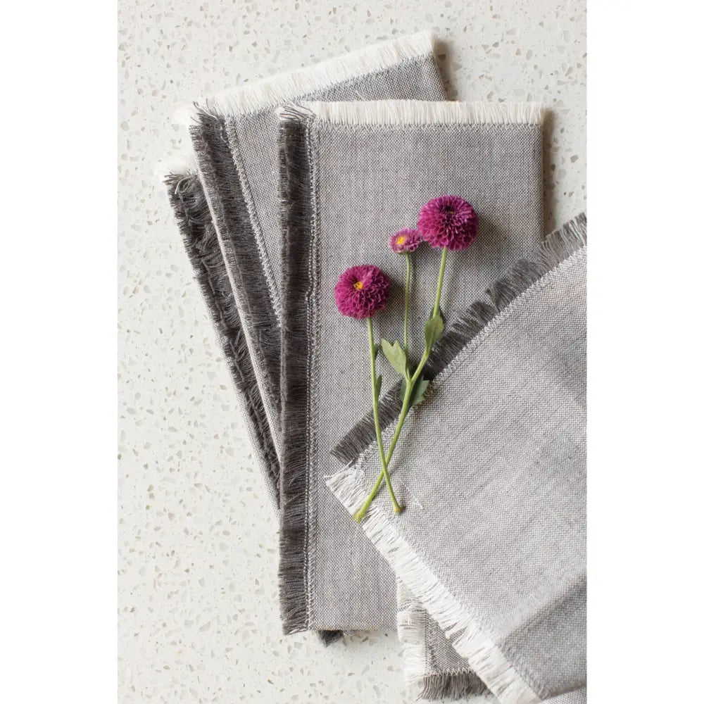 Danica - Shadow Chambray Napkins Set of 4