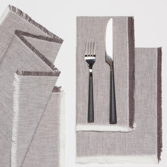 Danica - Shadow Chambray Napkins Set of 4