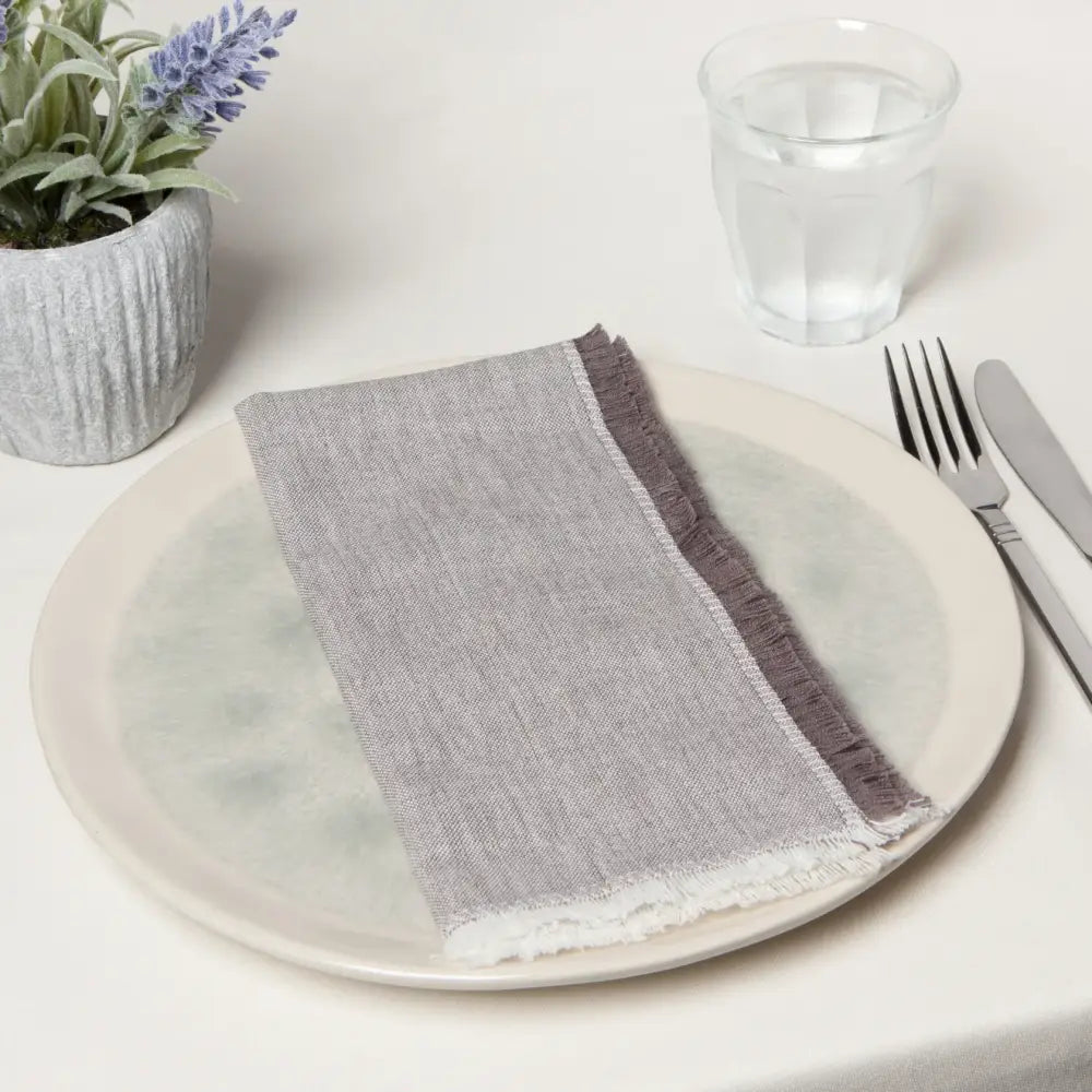 Danica - Shadow Chambray Napkins Set of 4