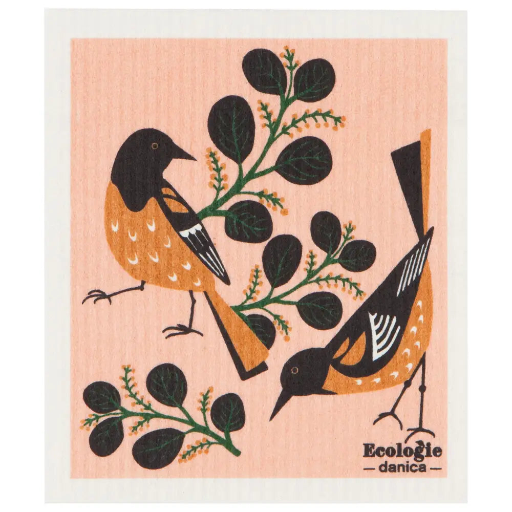 Swedish Dishcloth Orioles - PABOOM