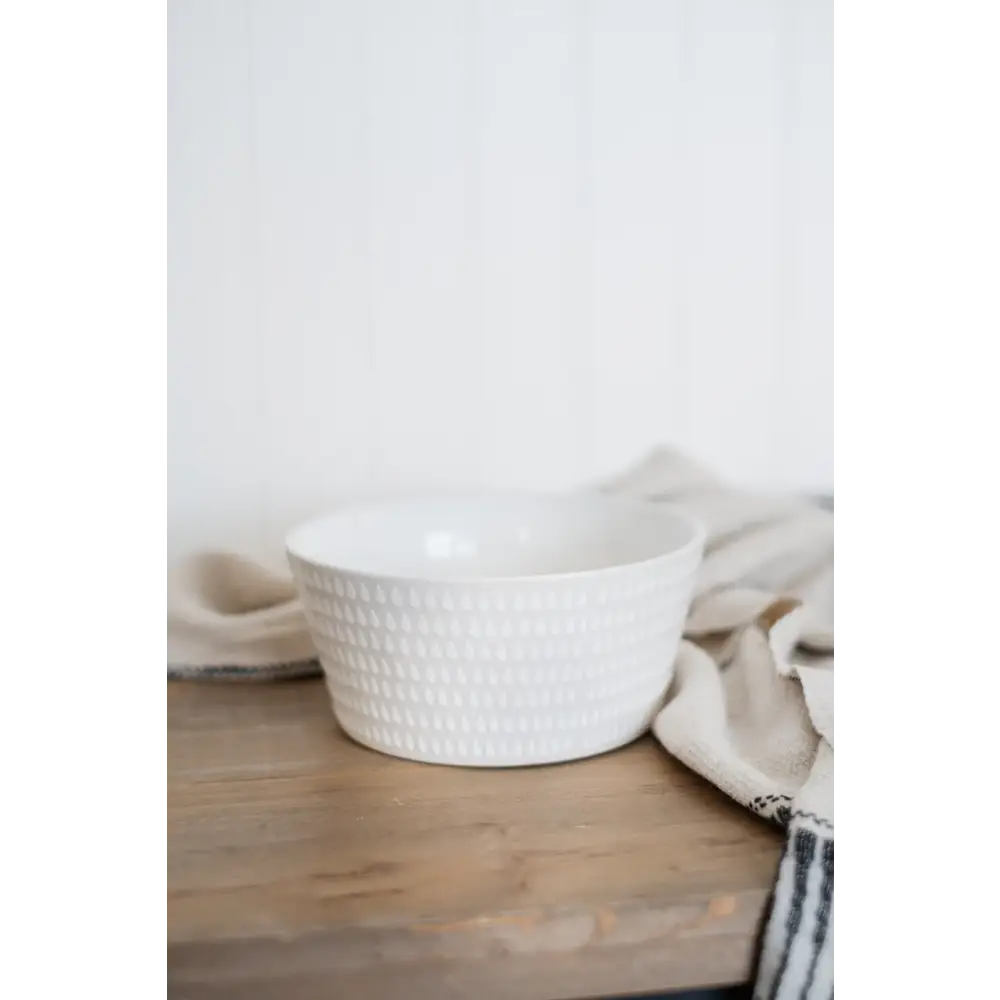 White Cloudburst Bowl Medium - PABOOM