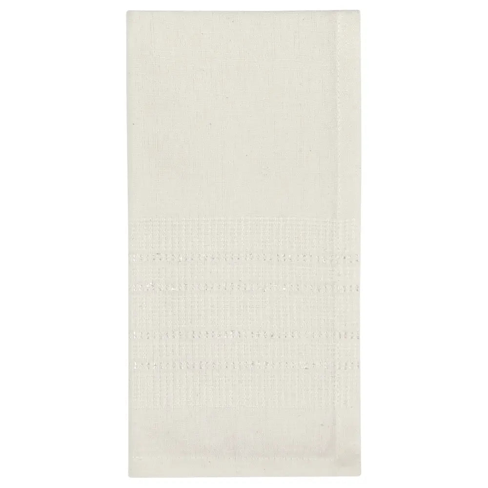 White Estela Woven Napkins Set - PABOOM