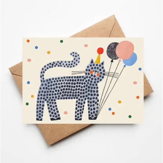 Party Cat Card - PABOOM