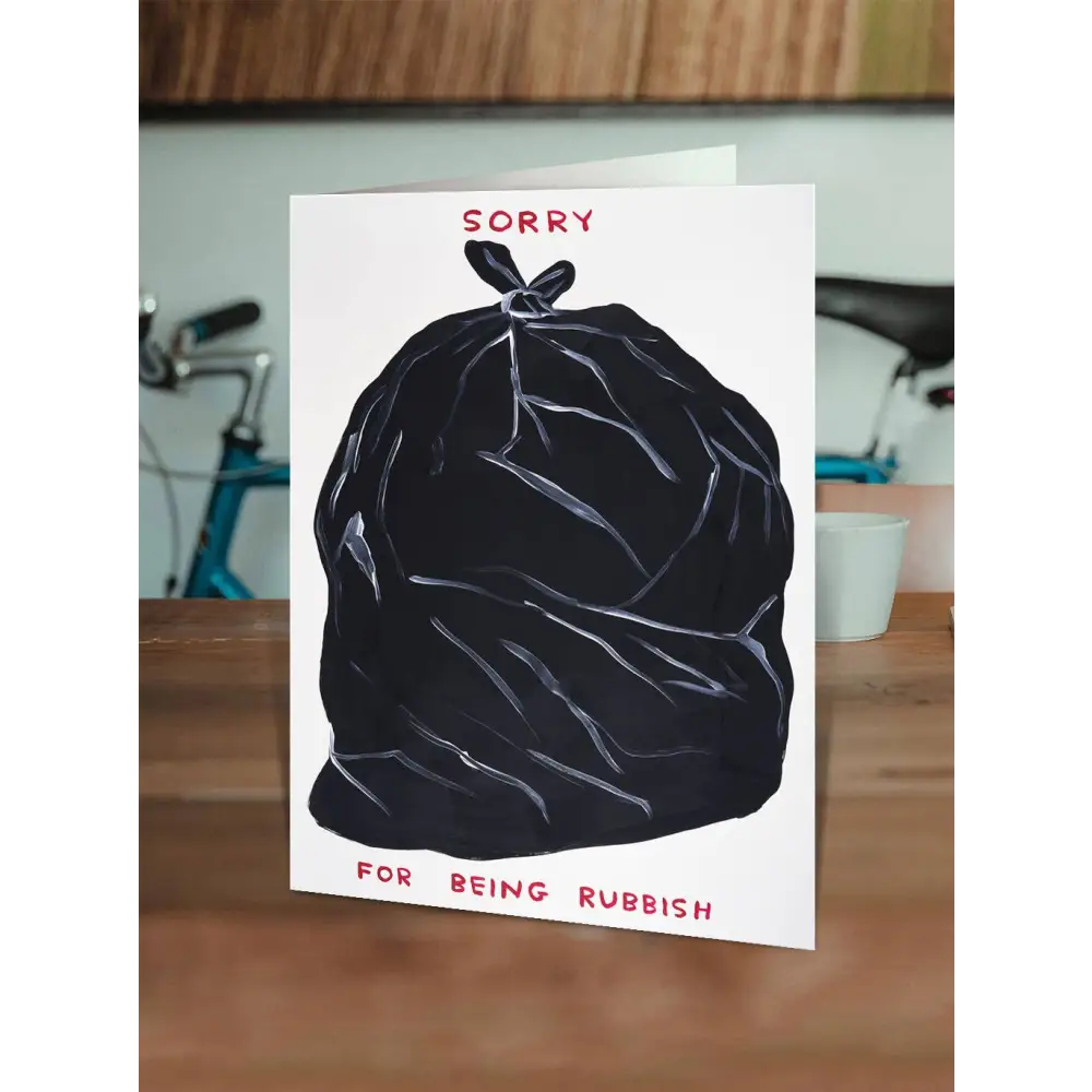 Being Rubbish Sorry Card - PABOOM