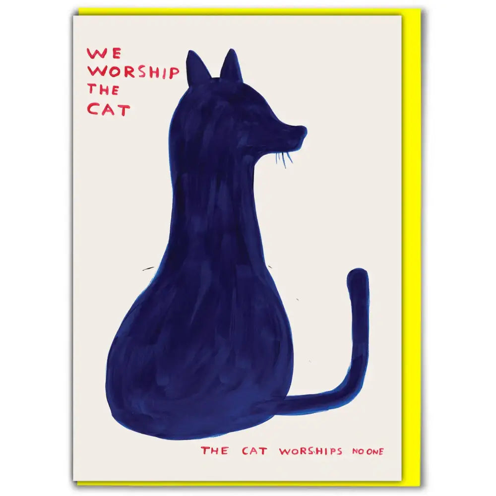 Cat Worship Card - PABOOM