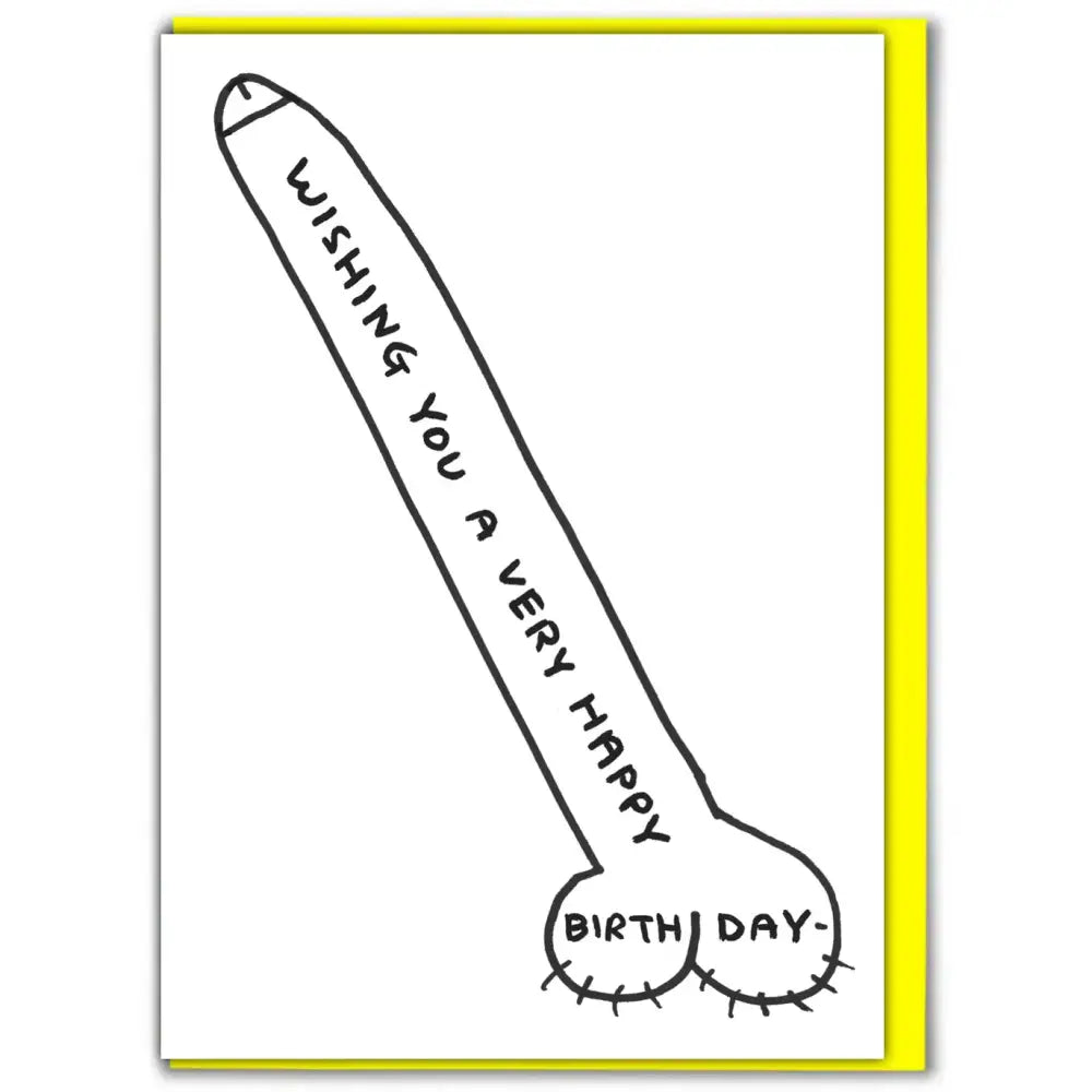 Cock Birthday Card - PABOOM