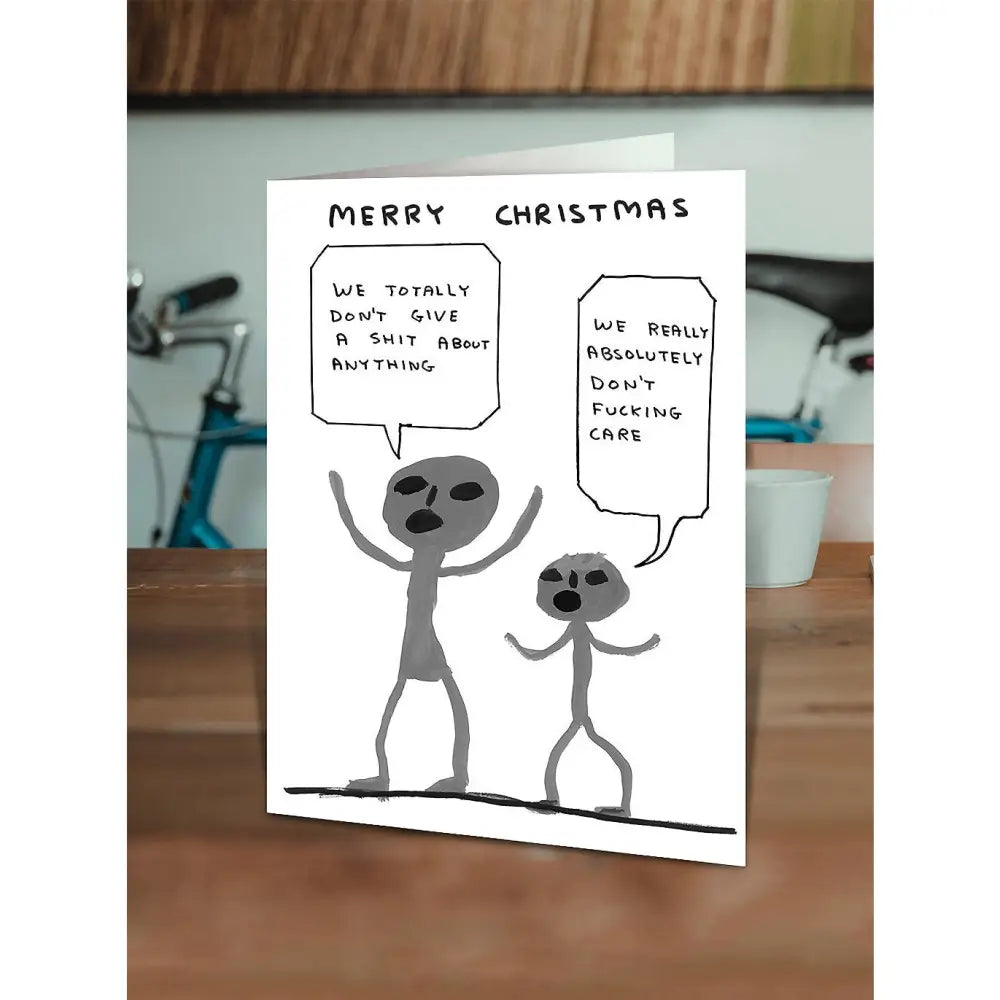 Don't Give A Shit Christmas Card - PABOOM